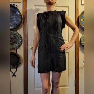 Badgley Mischka Silk  Black Dress size S